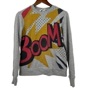 3.1 Phillip Lim for Target BOOM Sweatshirt gray pop art streetwear size small